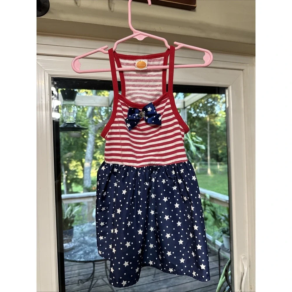 Simply Dog Small Fourth Of July Tank Dress
